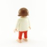 Playmobil Child Girl Red White White Collar Barefoot 3075 3373