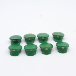 Playmobil 35423 Set of 8 Green Police Caps