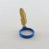 Playmobil 8949 Playmobil Serre Tête Bleu avec Plume Indien Plume sale ou jaunie