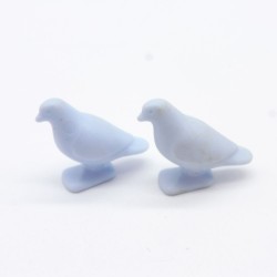 Playmobil 35509 Lot de 2 Pigeons Bleus