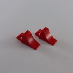 Playmobil 27552 Playmobil Lot of 2 Red Wheel Wedge
