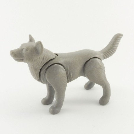 Playmobil 1144 Playmobil Loup Gris Gueule Fermée