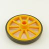 Playmobil Roue Orange pour Chariot ou Diligence ou Canon 45mm