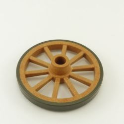 Playmobil Brown Wheel for Trolley or Diligence or Canon 4,5cm