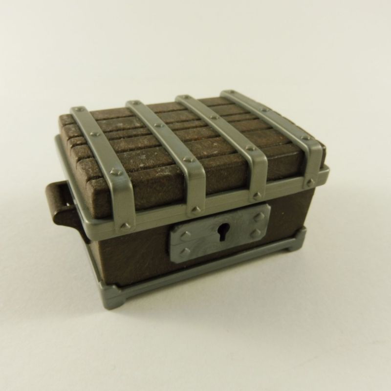 Playmobil Coffre Marron Foncé et Gris Clair