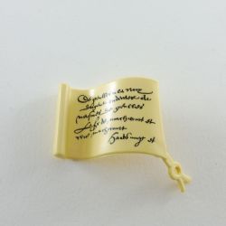 Playmobil Yellow parchment with Writings