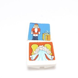 Playmobil 30298 Playmobil White Panel Stickers Fairy and Santa Claus Worn Stickers