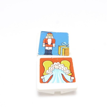 Playmobil 30298 Playmobil Panneau Blanc Stickers Fée et Père Noel Stickers Usés