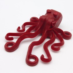Lego LEG0022 6086 Animal Octopus Pieuvre Rouge Foncé 60197 60095 60165 6240