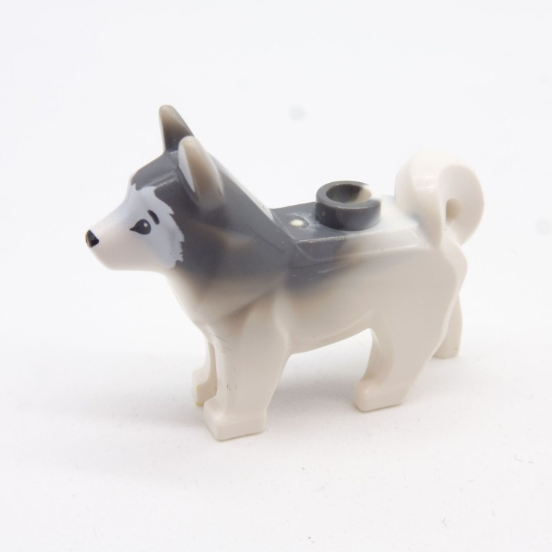 Lego LEG0024 16606pb001 Animal Dog Chien Husky 60099 60133 60201 60036 60191