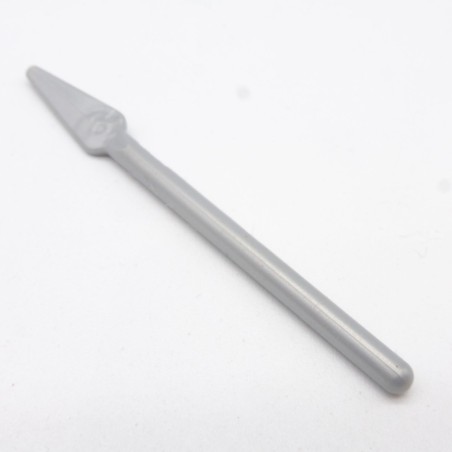 Lego LEG0035 4497 Arme Weapon Lance Spear Gris Clair