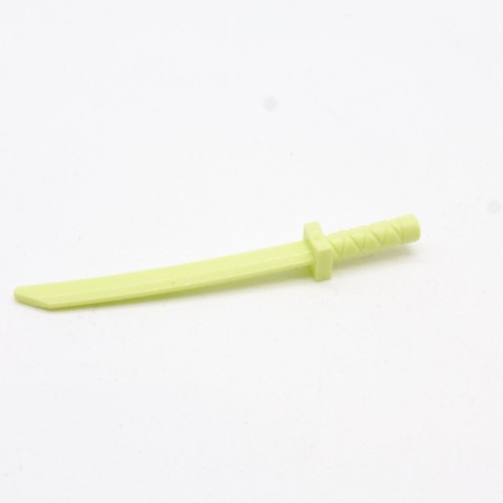 Lego LEG0042 21459 Weapon Weapon Katana Shamshir Saber Pale Green Ninjago