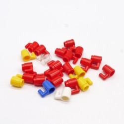 Lego LEG0111 24X 3899 Minifigure Accessory Cup Red blue white yellow