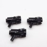 Lego LEG0120 3X 15391c01 Arme Weapon Mini Blaster Shooter Noir