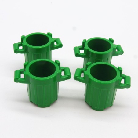 Lego LEG0133 4X 92926 Container Poubelle Trash Can Vert