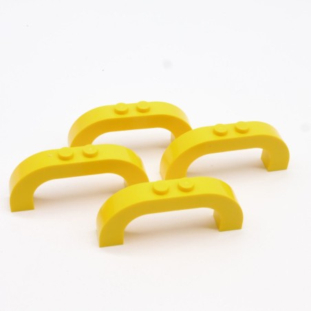 Lego LEG0155 4X 6183 Arch 1x6x2 Curved Top Jaune