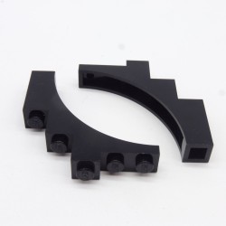 Lego LEG0165 2X 2339 Arch 1x5x4 Black