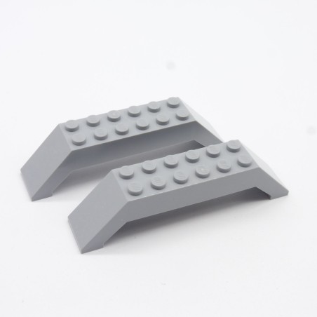 Lego LEG0173 2X 30180 Slope 45 10x2x2 Double Gris Clair