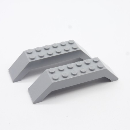 Lego LEG0173 2X 30180 Slope 45 10x2x2 Double Light Gray