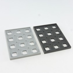 Playmobil 30339 Playmobil Set of 2 Small Gray System X Floor Plates