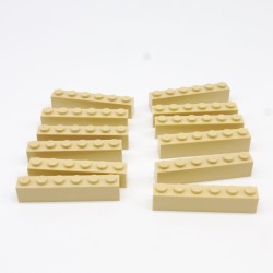 Lego LEG0203 12X 3009 Brick 1X6 Tan Beige