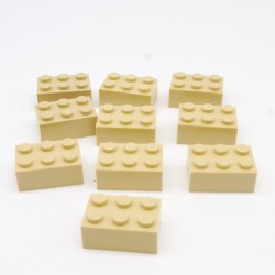 Lego LEG0205 10X 3002 Brick 2x3 Tan Beige
