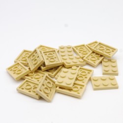 Lego LEG0211 23X 3021 Plate 2x3 Tan Beige