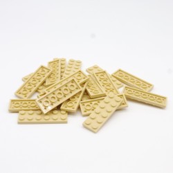 Lego LEG0213 19X 3795 Plate 2x6 Tan Beige