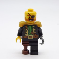 Lego LEG0243 PI148 Figurine Pirates Capitaine Pirate 70413