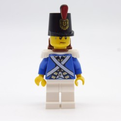 Lego LEG0247 PI155 Pirates Soldier Blue Tunic Figure 70413