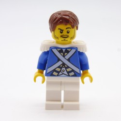 Lego LEG0248 PI151 Pirates Soldier Sergeant Blue Tunic Figure 70413