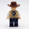 Lego JW009 Figurine Vétérinaire avec Chapeau Jurassic World 75918