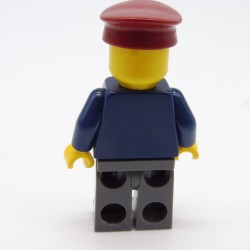 Lego TRN148 Figurine Controlleur Train 7938 Jambes un peu abimées