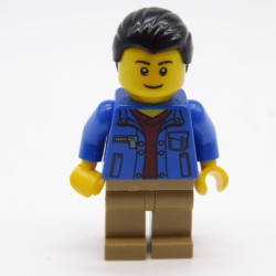Lego LEG0271 CTY0511 Figurine Homme Train 60051 Jambes un peu abimées