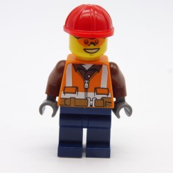 Lego LEG0277 CTY0584 Figurine Homme Travaux Train 60098