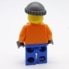 Lego CTY0168 City Worker Man Figure 3181 Slightly damaged legs