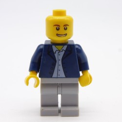 Lego LEG0285 TWN053 Figurine Homme City 3181 Jambes un peu abimées