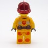 Lego CTY0286 City Firefighter Man Figure 4208 Legs a little damaged