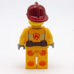 Lego CTY0279 City Firefighter Man Figure 4209 Slightly damaged legs