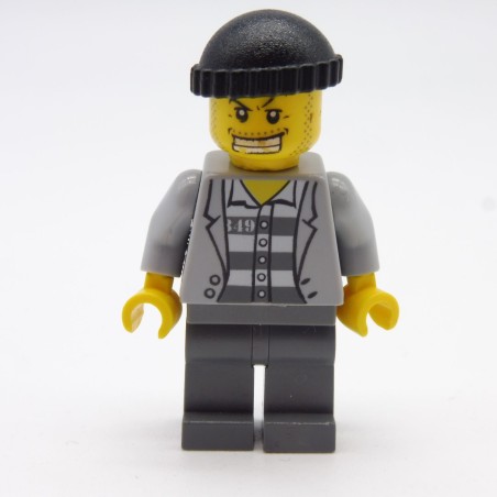 Lego LEG0300 CTY0208 City Thief Man Figure 4441 Legs a little damaged