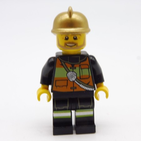 Lego LEG0307 CTY0345 City Firefighter Man Figure 60001
