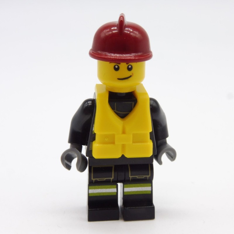 Lego LEG0312 CTY0372 City Firefighter Man Figure 60005