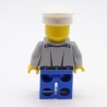 Lego CTY0415 Male Coast Guard Captain Figure City 60014 Legs a little damaged