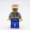 Lego LEG0321 CTY0415 Figurine Homme Capitaine Garde Côte City 60014 Jambes un peu abimées