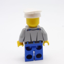 Lego CTY0415 Figurine Homme Capitaine Garde Côte City 60014 Jambes un peu abimées