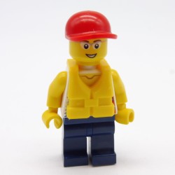 Lego LEG0323 CTY0414 City Boat Passenger Man Figure 60014
