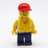 Lego LEG0323 CTY0414 Figurine Homme Passager Bateau City 60014