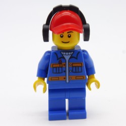 Lego LEG0330 CTY0420 Figurine Homme Employé Aéroport City 60022
