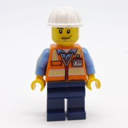 Lego LEG0343 CTY0557 Figurine Homme Ouvrier City 60080