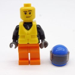 Lego LEG0347 CTY0542 City Boat Pilot Man Figure 60085